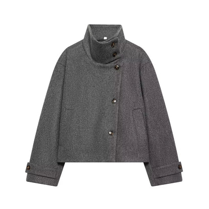 Women's Loose Winter Stand Collar Coat