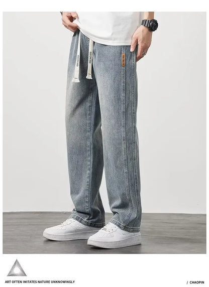 Letter Print Jeans