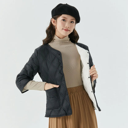 SoftNest Cropped Cotton Padded Jacket