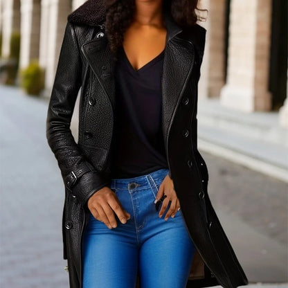 Women’s Black Leather Jacket