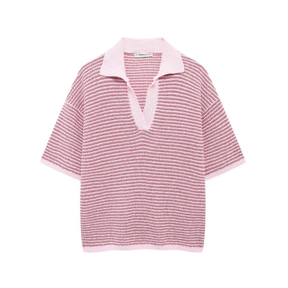 Coastal Stripes Knit Lounge Set