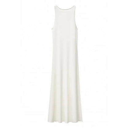 SculptKnit Sleeveless Split Midi Dress