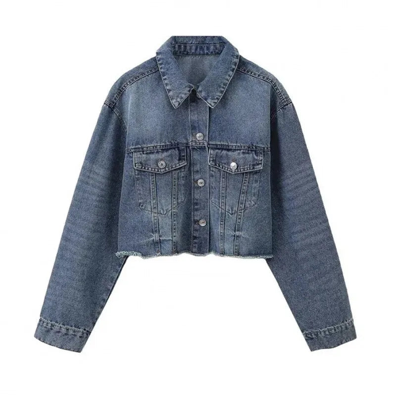 Indigo Drape Plus Denim Jacket