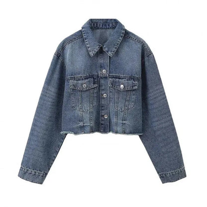 Indigo Drape Plus Denim Jacket