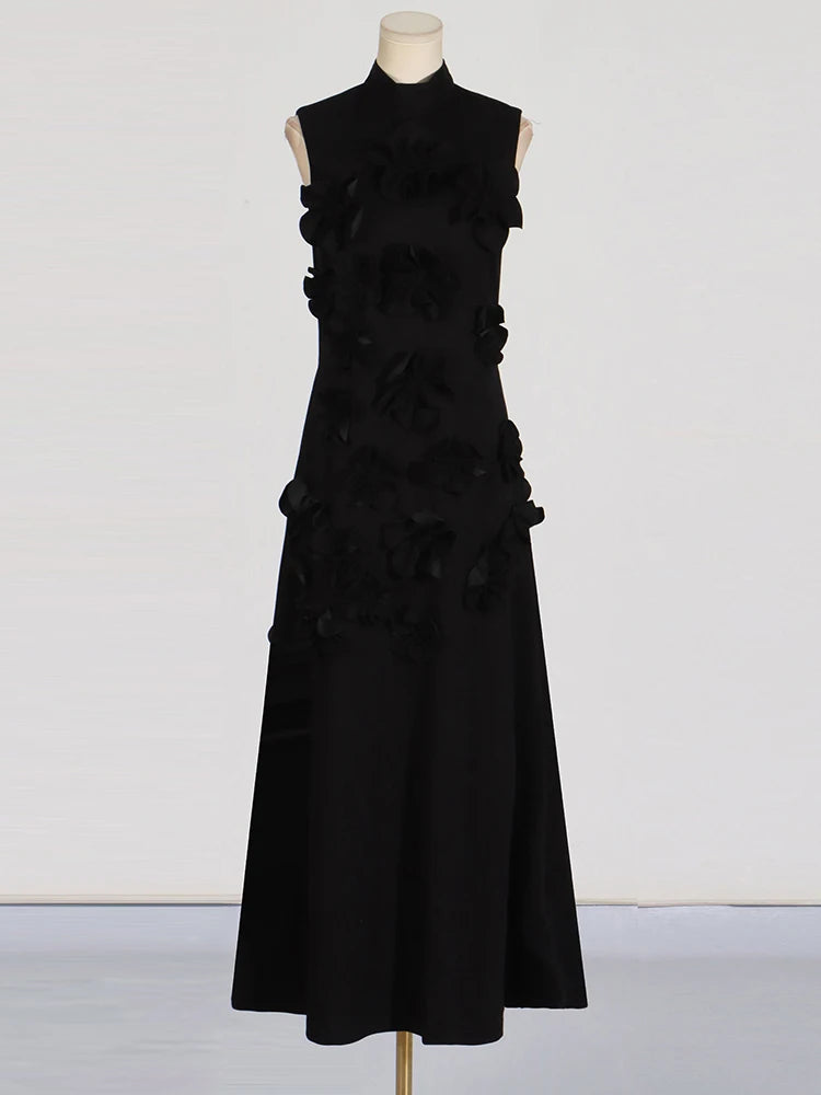 Lace Luxe Patchwork High Waist Dress