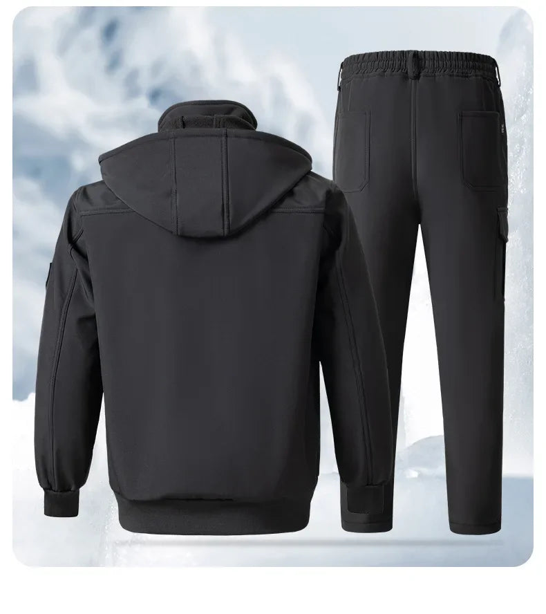 Men’s Waterproof Jacket Set — Warm Winter Outdoor