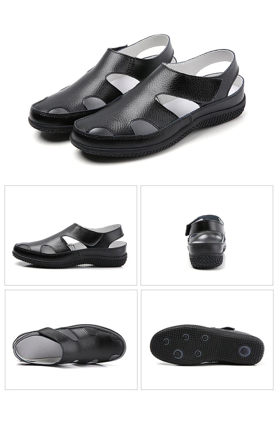 Soft Leather Summer Sandals