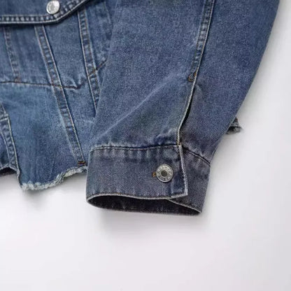Indigo Drape Plus Denim Jacket