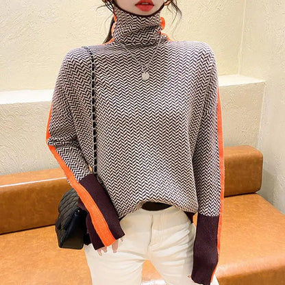 Elegant Slim Fit Turtleneck Sweater