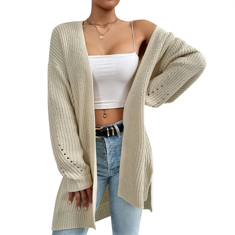 Luxe Ease Long Summer Knit Cardigan
