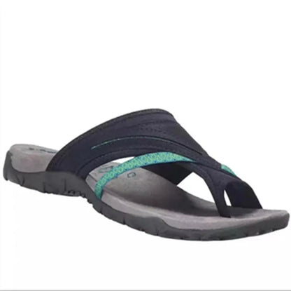 Coastal Step Color Block Slippers