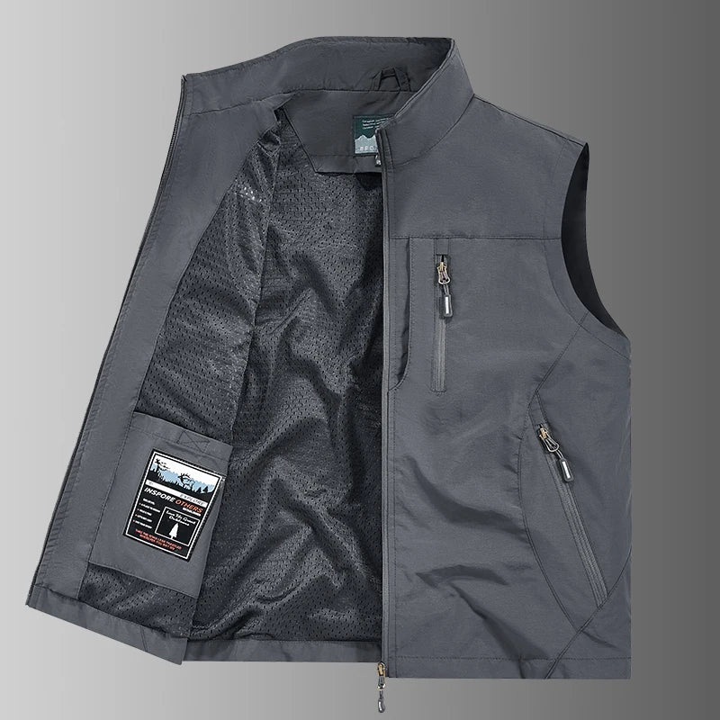 Multi-pocket Mesh Vest