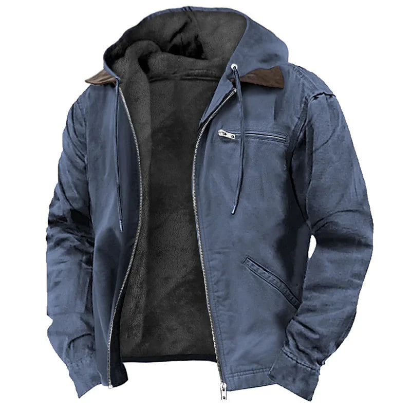 Frost Core Cotton Hooded Zip Jacket
