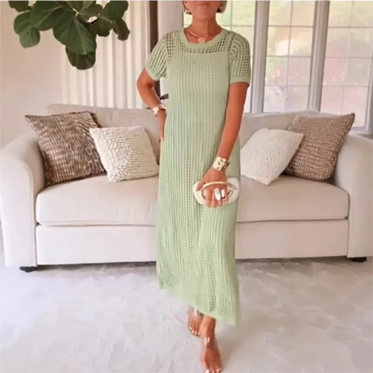Lace Hollow Out Two-Piece Dress