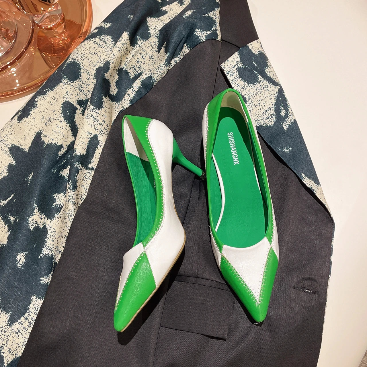 Pointed Toe Stiletto Party Heels