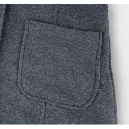 Hooded Zip Up Overcoat