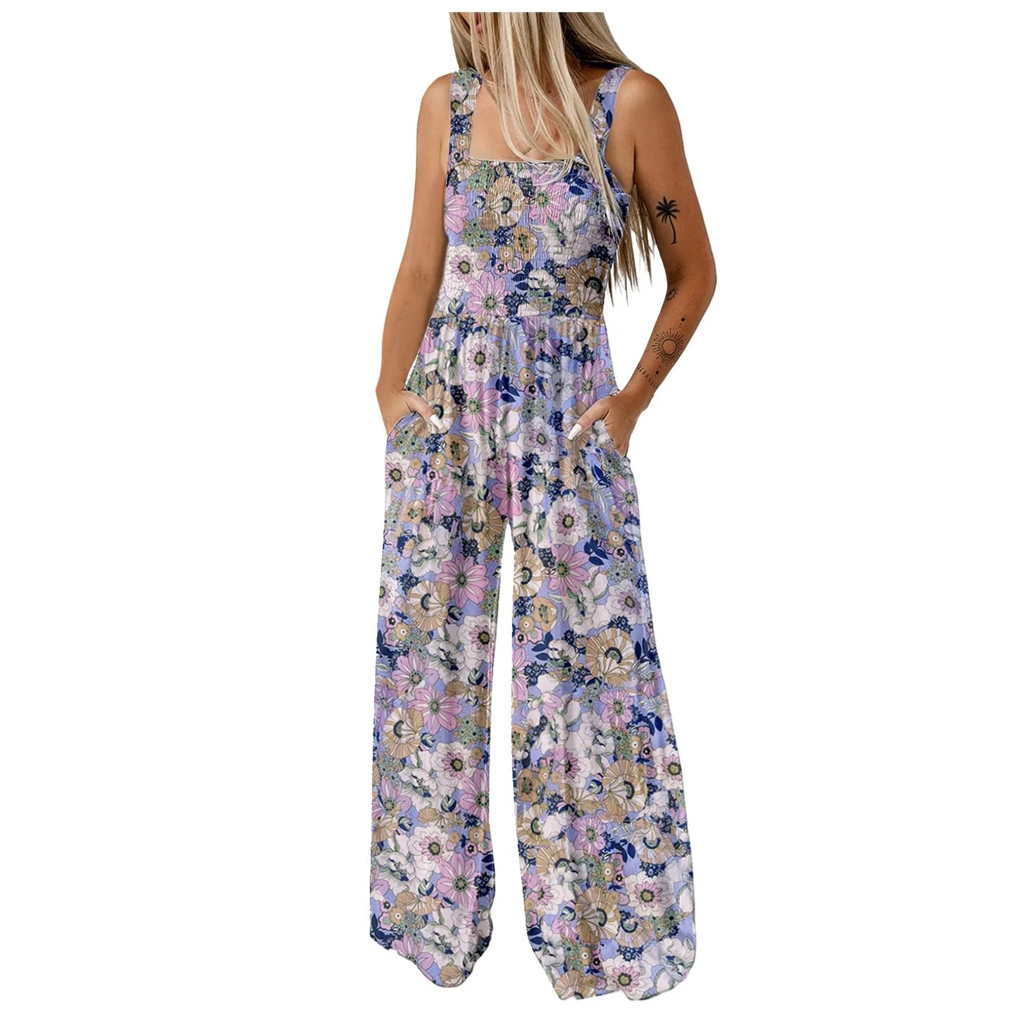 Boho Breeze Wide-Leg Jumpsuit