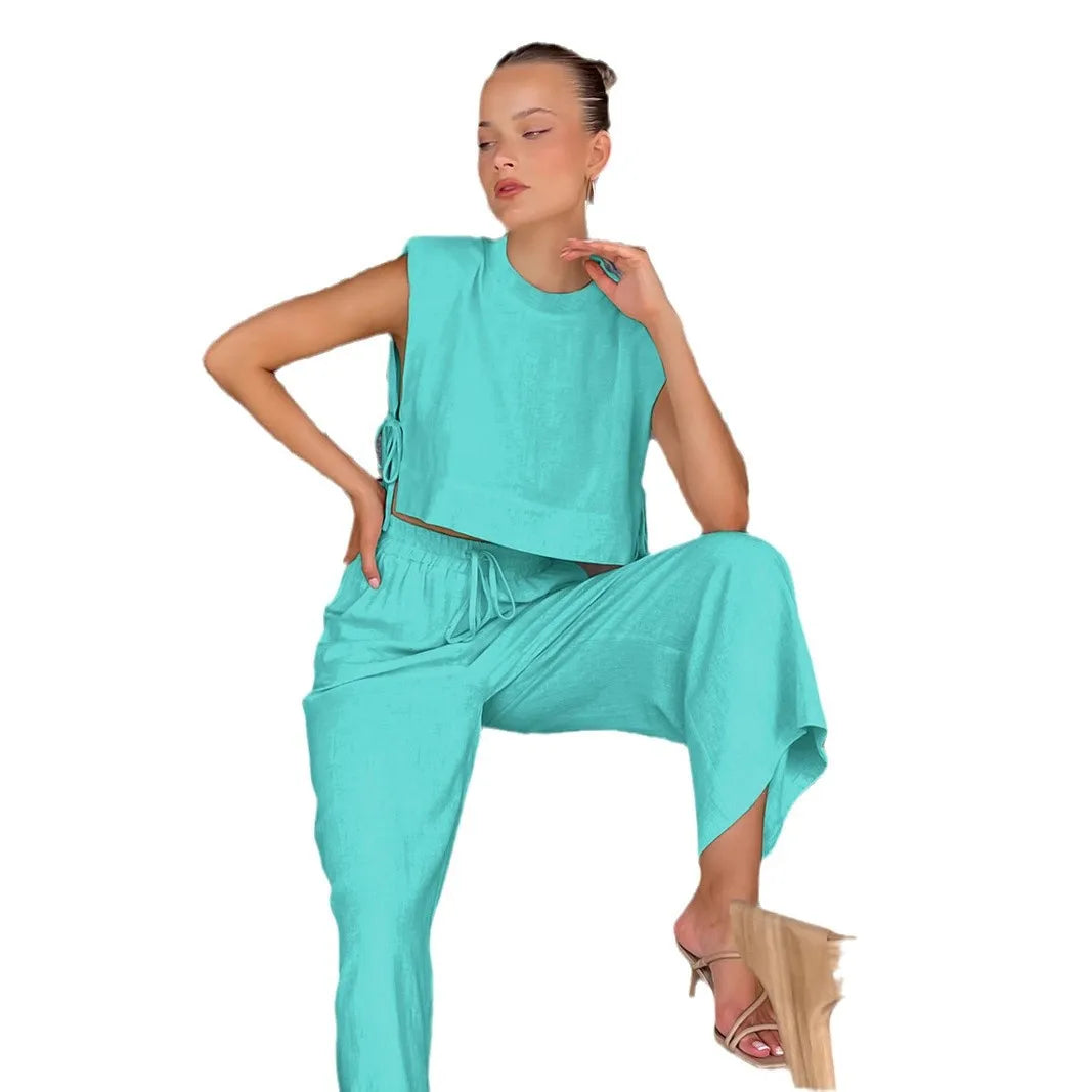 Chic Harmony Wide-Leg Pant Set