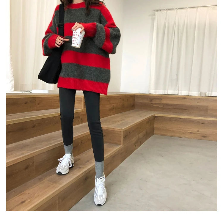 Women’s Oversized Striped Sweater