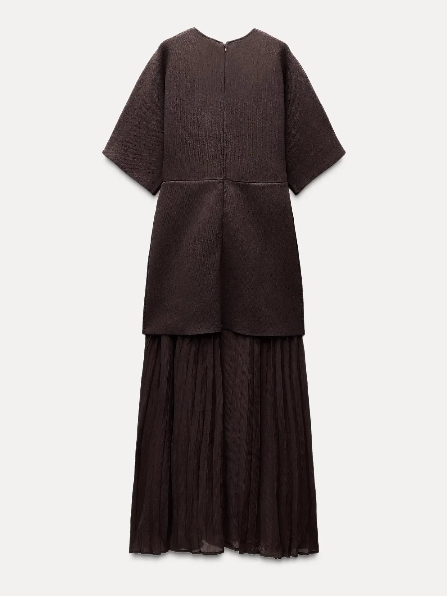 Elegant Pleated Tulle Patchwork Dress