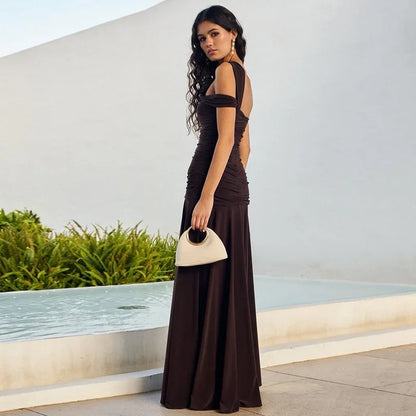 Talenza Vintage One-Shoulder Evening Dress