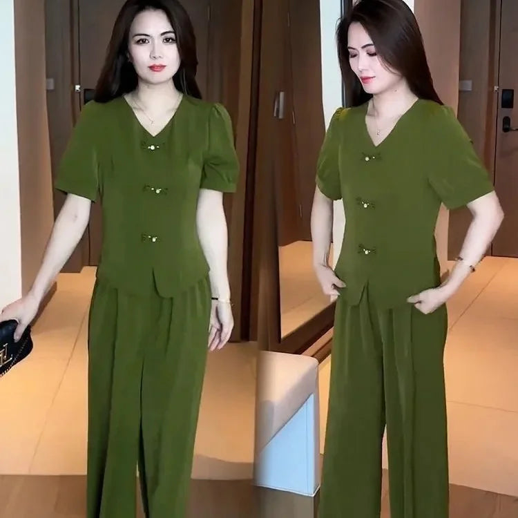 Chinese Style Ice Silk Set