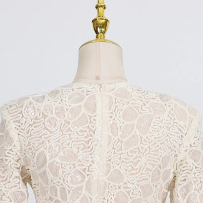 Lace Enchant Vintage Mermaid Gown