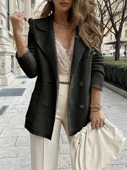 Double Breasted Blazer Coat