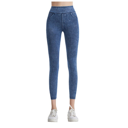 Denim Sport Leggings Women
