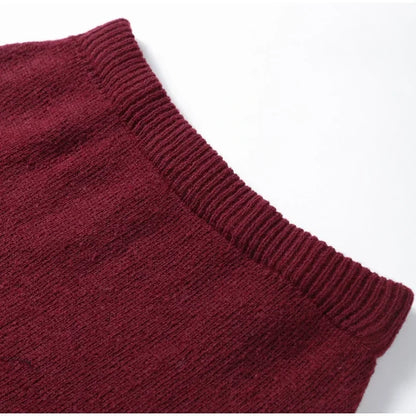 O-Neck Long Sleeve Outfit