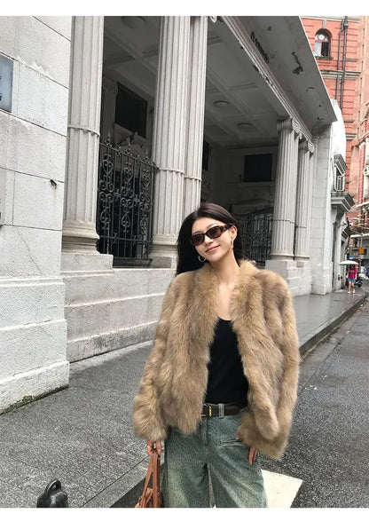 Women’s Short Fur Jacket