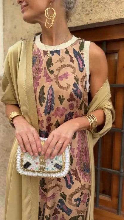 Boho Elegance Two-Piece Dress Set
