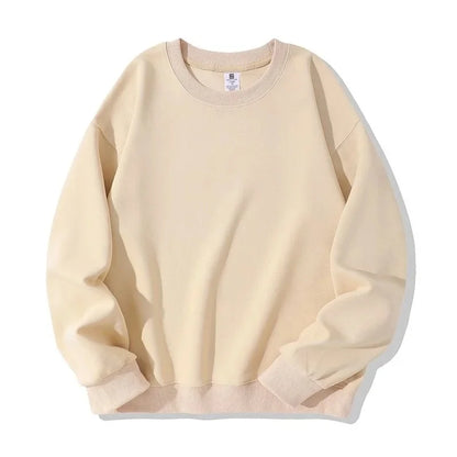 Casual Loose Fit Round Neck Sweatshirt