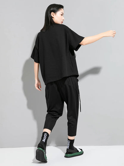 Ruffle Charm Loose Tee