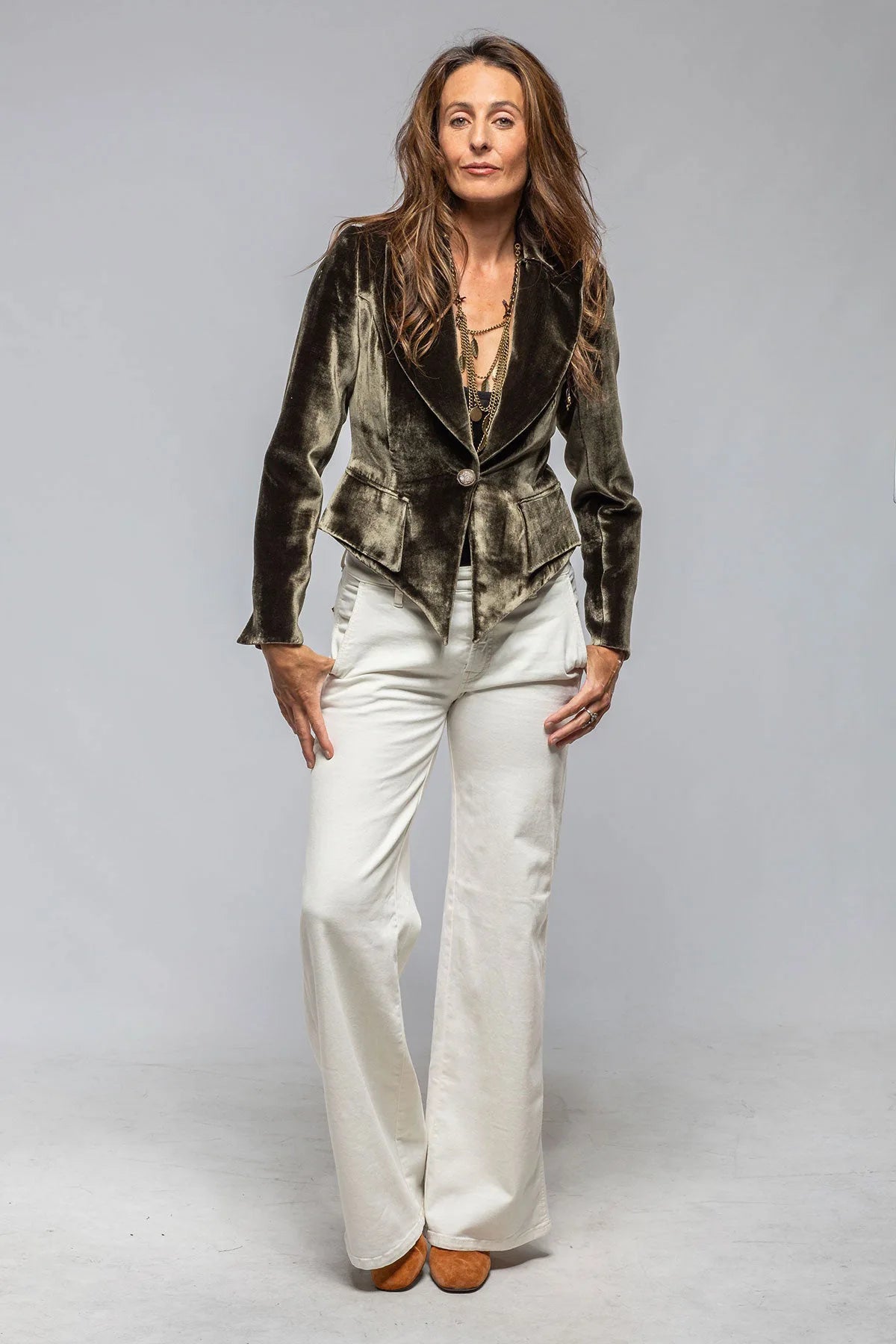 Canary Charm Slim Fit Blazer