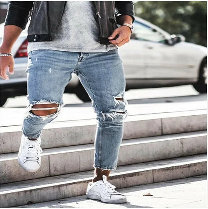 Y2K Punk Biker Jeans