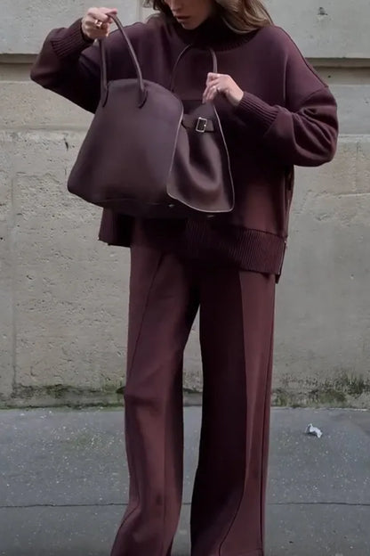 Turtleneck Tracksuit Women