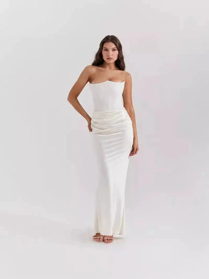Glam Backless Evening Dress