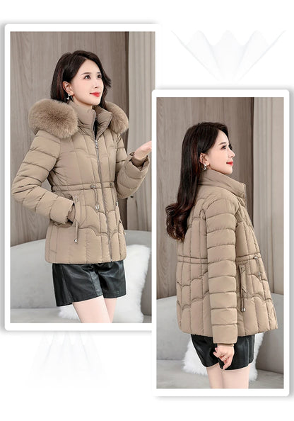 Padded Hooded Down Jacket