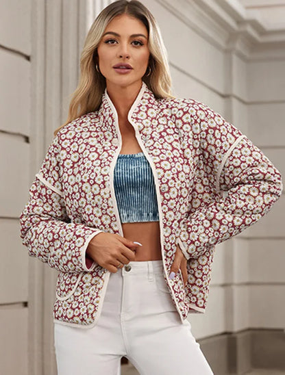 Boho Blossom Padded Jacket
