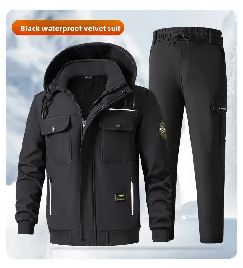Men’s Waterproof Jacket Set — Warm Winter Outdoor