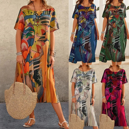 Meadow Dream Vintage Holiday Dress