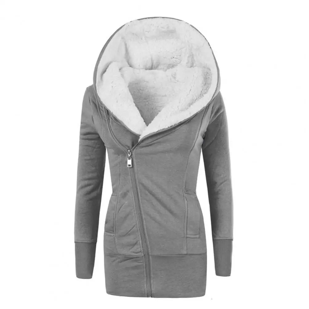 Fleece Lined Hooded Jacket