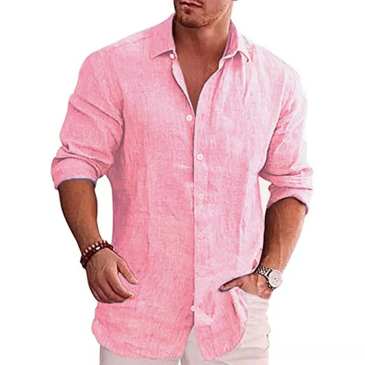 Men's Cotton Linen Shirt
