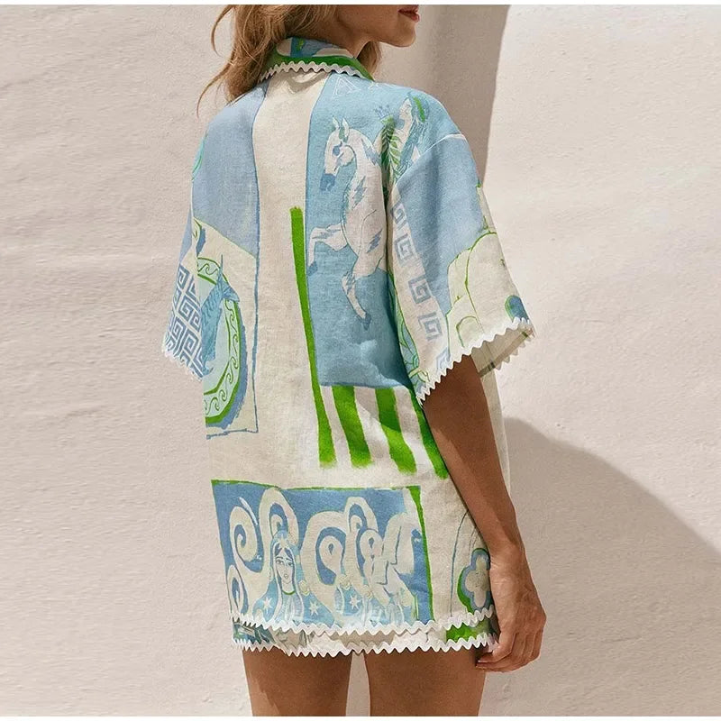 Tide Bloom Irregular Beach Set