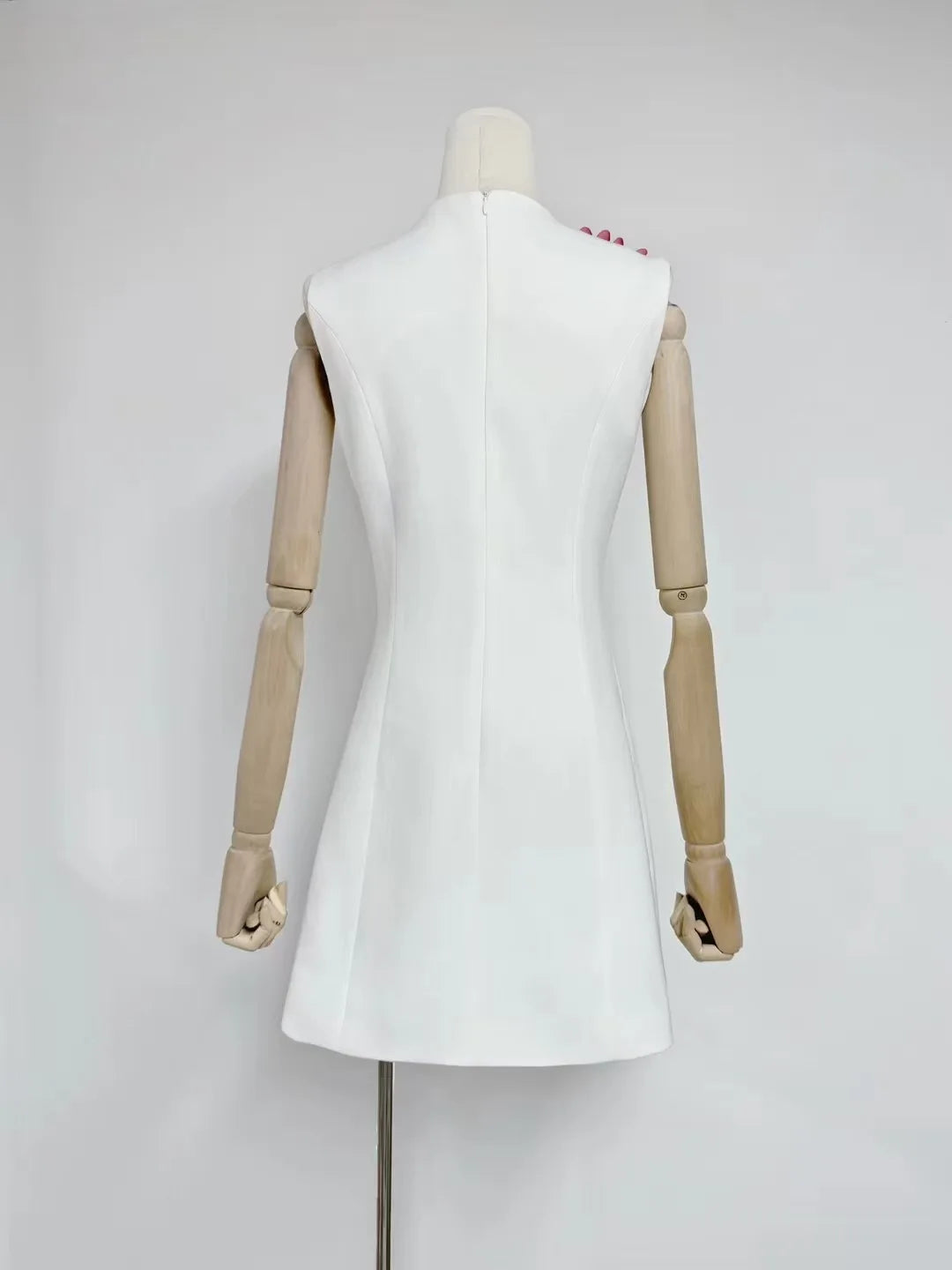 Floral Fusion 3D Print Dress