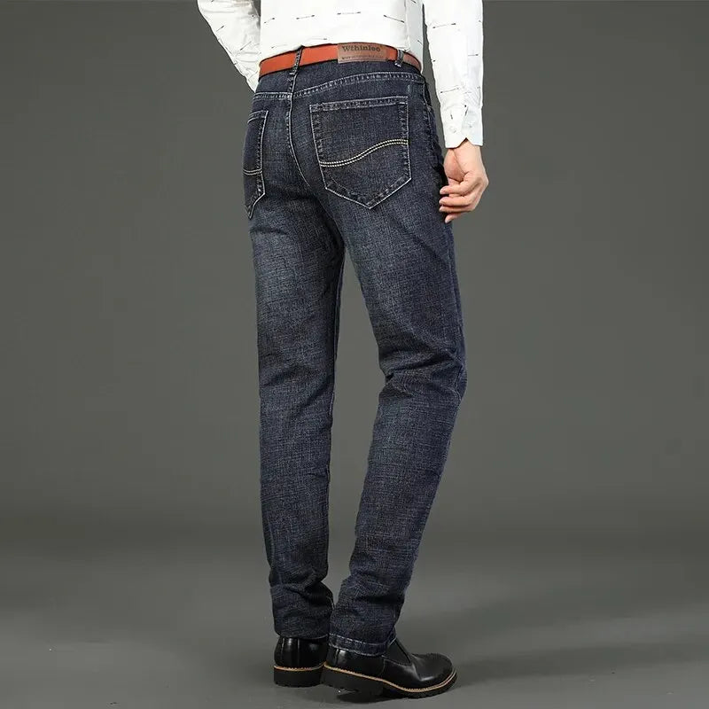 Luxury Slim Fit Stretch Denim Jeans