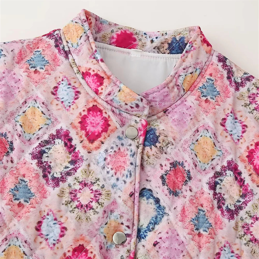 Autumn Breeze Printed Cotton Jacket