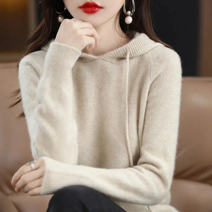 Hooded Pullover Sweater — Thick Warm