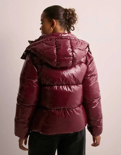 Casual Zip-Up Hooded Cotton Jacket